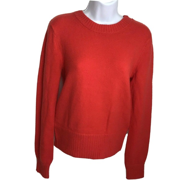 J.Crew Alpaca Wool Blend Orange Sweater - Picture 1 of 7